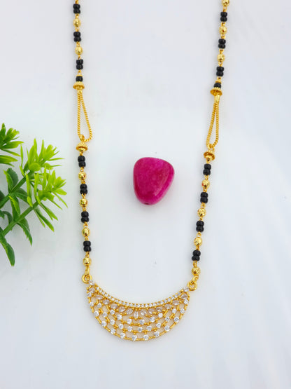 Suhana 18K Gold-Plated Mangalsutra | Artisanal Handmade Jewellery - Artisanal Jewellery
