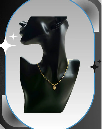 Aura Eye 18K Gold-Plated Mangalsutra | Artisanal Handmade Jewellery - Artisanal Jewellery