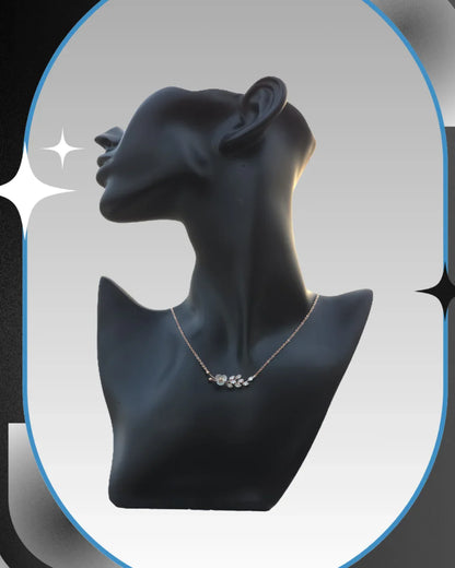 Stalk Rose-Gold Necklace - Artisanal Jewellery