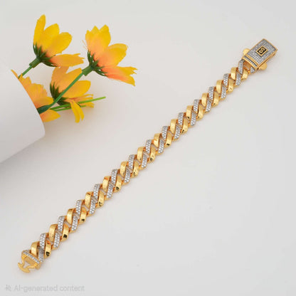 Luxury Shiny Ring Bracelet for Men