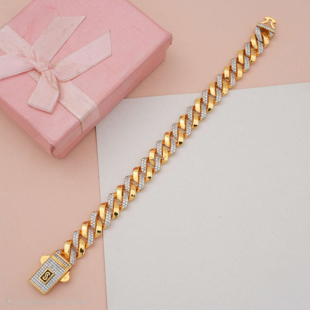 Luxury Shiny Ring Bracelet for Men