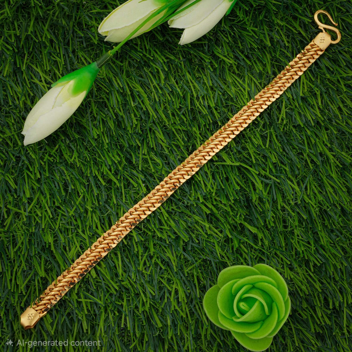 Royal Cuban Gold Bracelet for Men