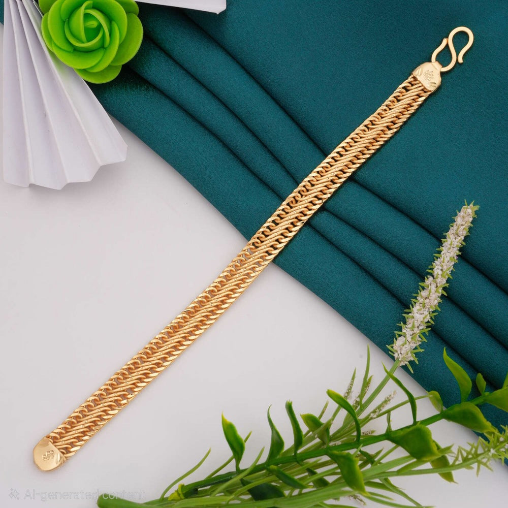 One Line Shini Flat Atti Bracelet for Men