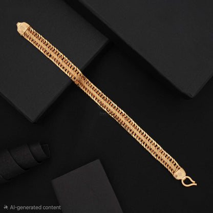 One Line Shini Flat Atti Bracelet for Men
