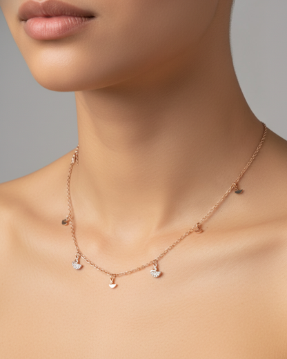 Duck Charm Rosegold Plated Necklace – Elegant Women’s Jewelry