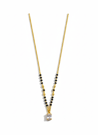 Royal Square 18K Gold-Plated Mangalsutra | Artisanal Handmade Jewellery