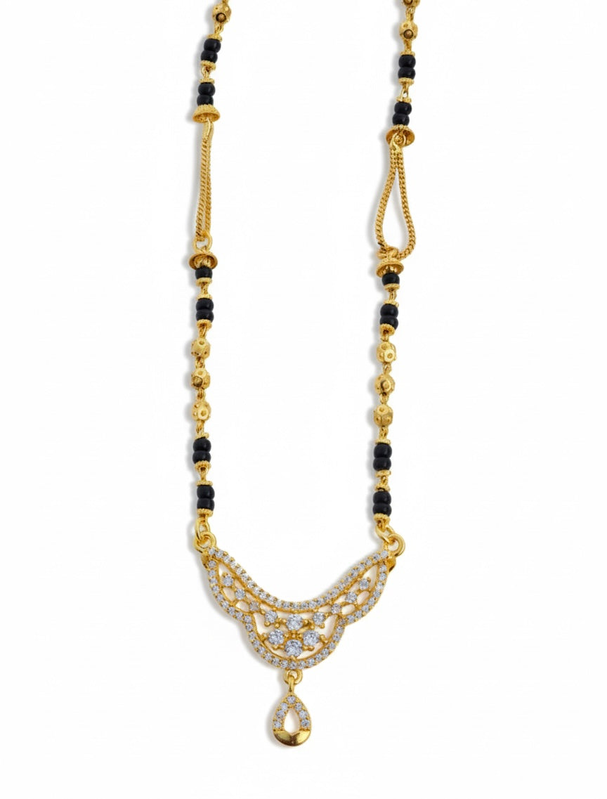 Ahana 18K Gold-Plated Mangalsutra | Artisanal Handmade Jewellery - Artisanal Jewellery