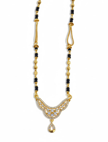 Ahana 18K Gold-Plated Mangalsutra | Artisanal Handmade Jewellery - Artisanal Jewellery