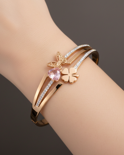 Shraddha Rosegold Bracelet Kada | Artisanal Handmade Jewellery