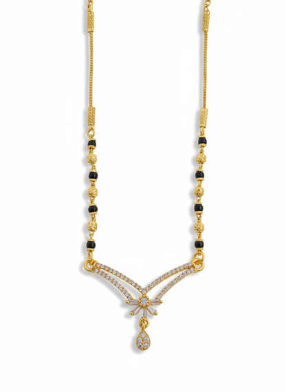 Meher 18K Gold-Plated Mangalsutra | Artisanal Handmade Jewellery - Artisanal Jewellery