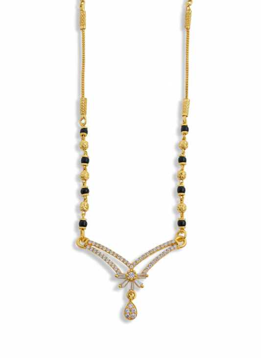 Meher 18K Gold-Plated Mangalsutra | Artisanal Handmade Jewellery - Artisanal Jewellery