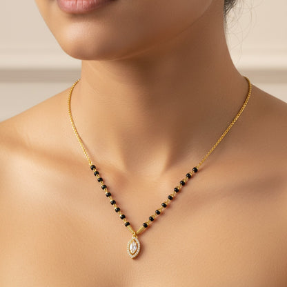 Aura Eye 18K Gold-Plated Mangalsutra | Artisanal Handmade Jewellery