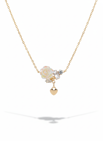Rose Rose-Gold Necklace – Elegant Women’s Jewelry