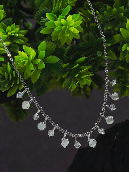 Fine silver plated nacklace - Artisanal Jewellery