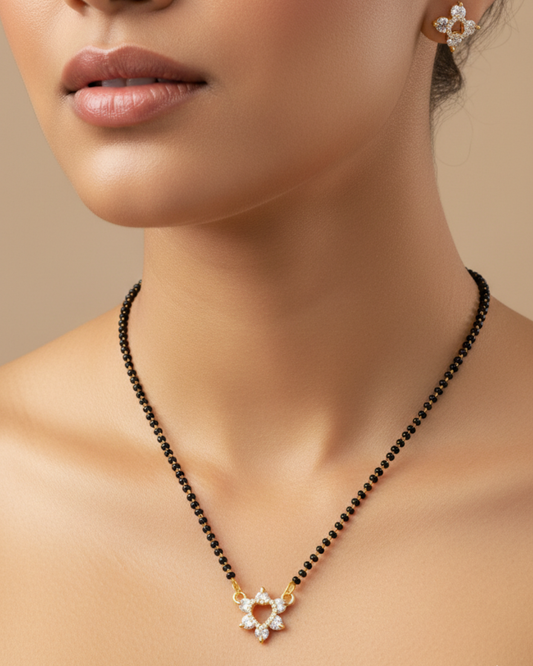 Vidhi 18K Gold-Plated Mangalsutra | Artisanal Handmade Jewellery