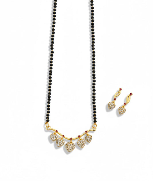Kanika 18K Gold-Plated Mangalsutra | Artisanal Handmade Jewellery - Artisanal Jewellery