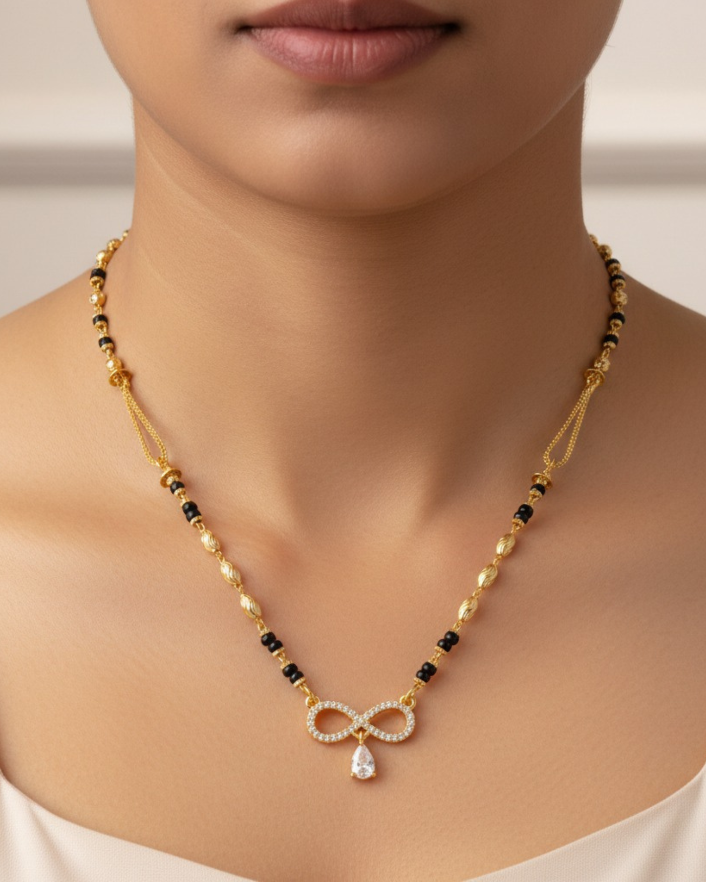 Emily 18K Gold-Plated Mangalsutra | Artisanal Handmade Jewellery