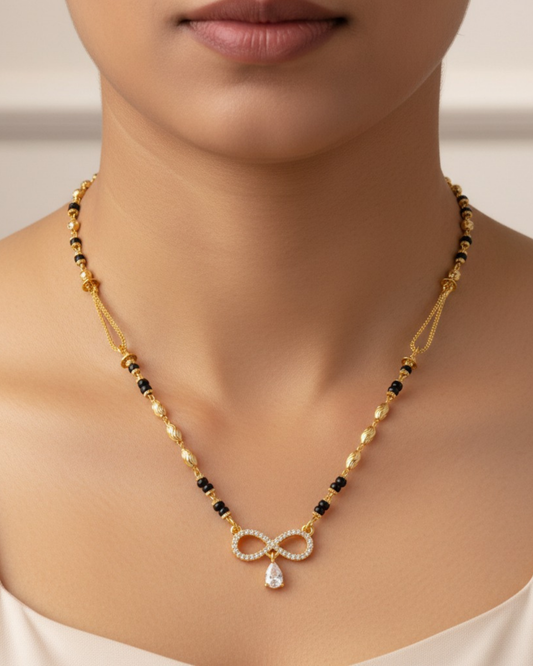 Emily 18K Gold-Plated Mangalsutra | Artisanal Handmade Jewellery