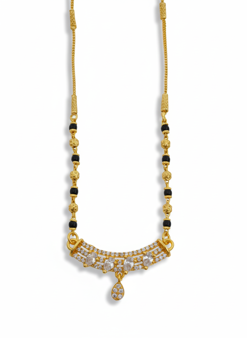 Khushi 18K Gold-Plated Mangalsutra | Artisanal Handmade Jewellery - Artisanal Jewellery