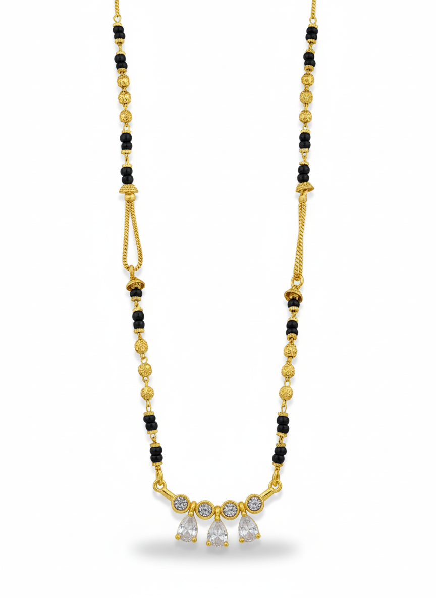 Nikita 18K Gold-Plated Mangalsutra | Artisanal Handmade Jewellery