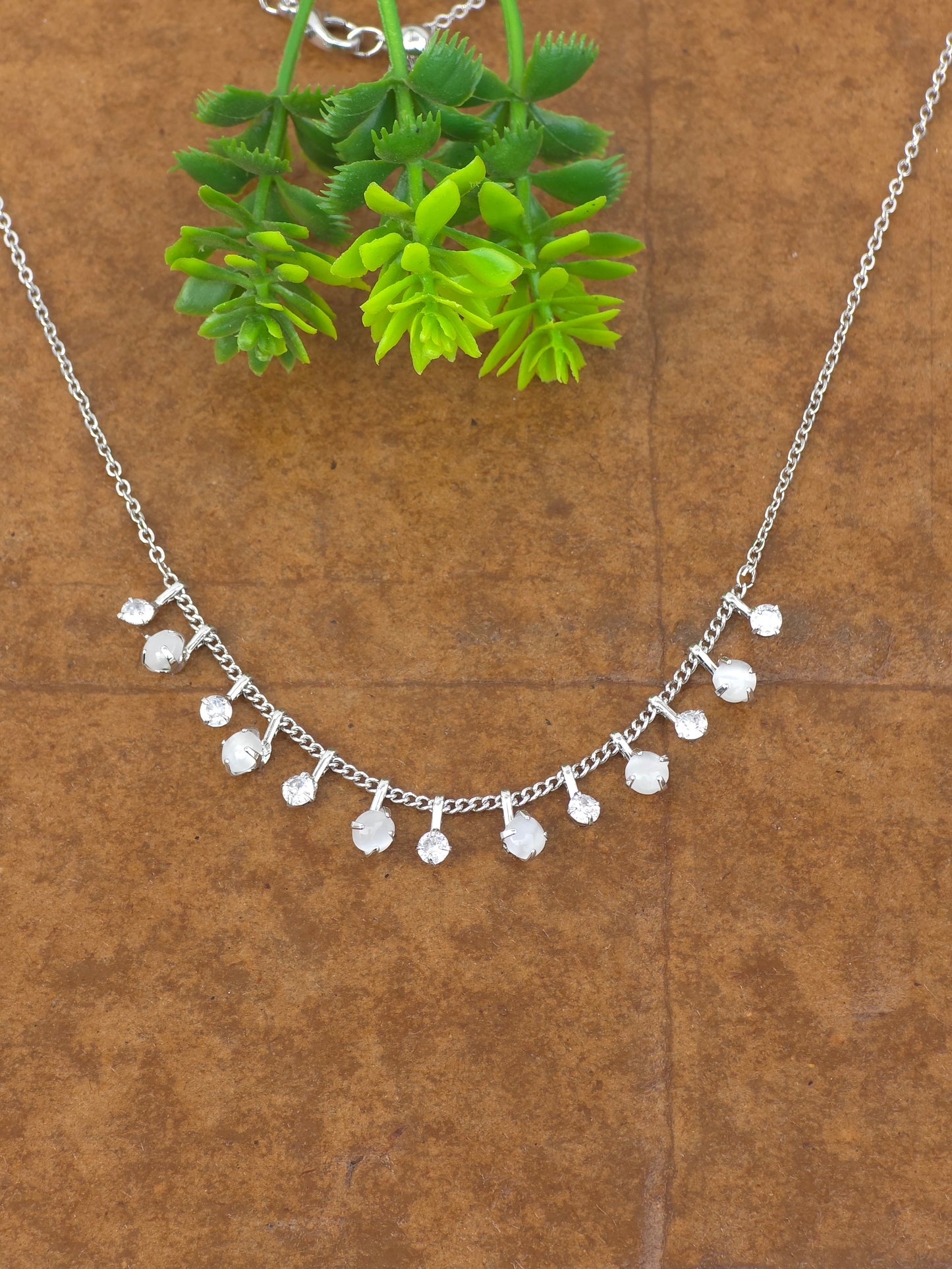 Fine silver plated nacklace - Artisanal Jewellery