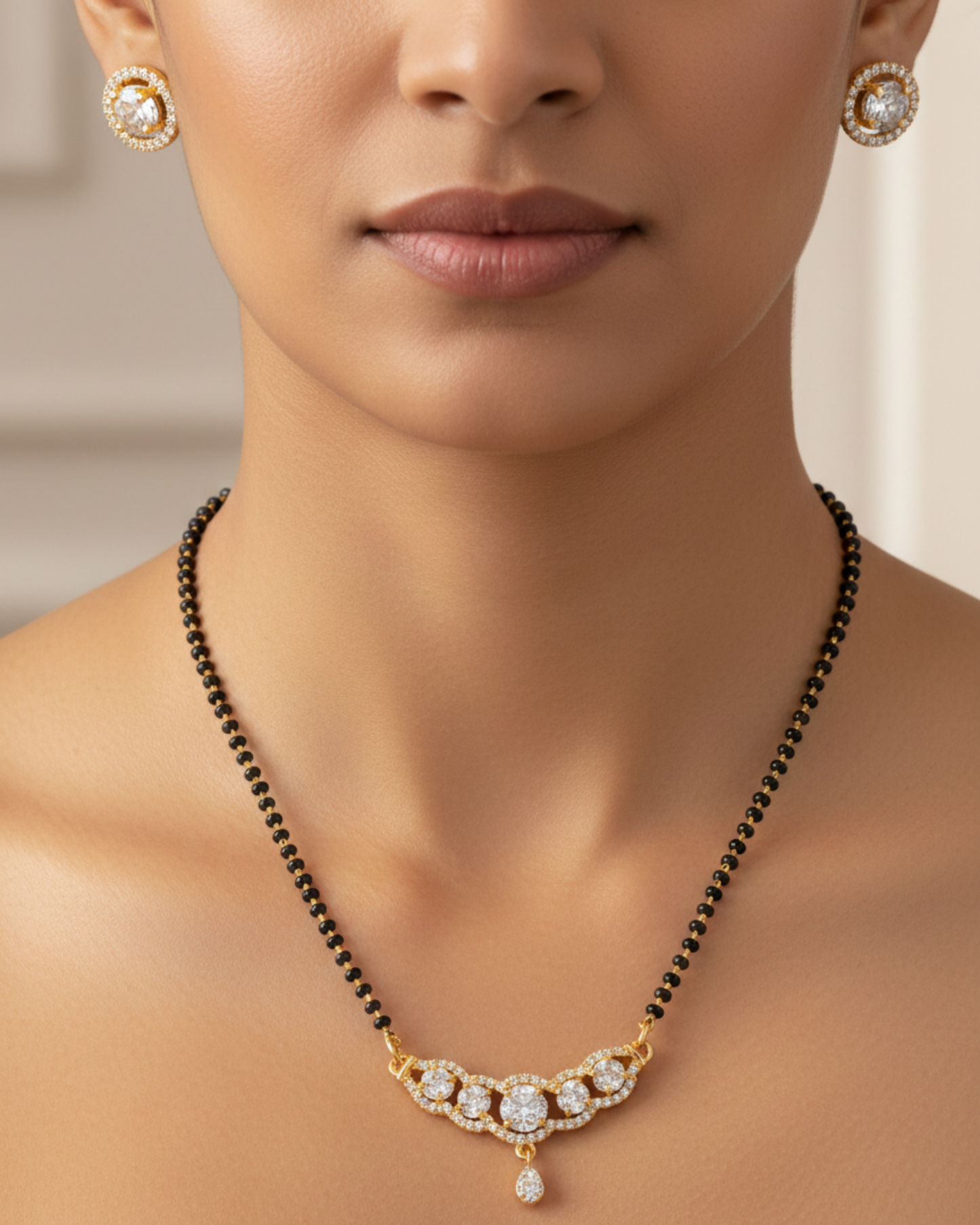 Anamika 18K Gold-Plated Mangalsutra | Artisanal Handmade Jewellery