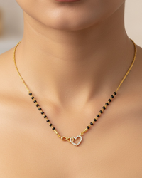 Eternal Love 18K Gold-Plated Mangalsutra | Artisanal Handmade Jewellery