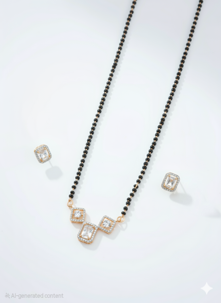 Catalina Rose Gold Mangalsutra | Artisanal Handmade Jewellery