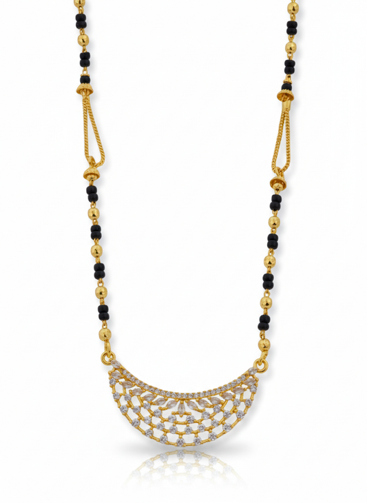 Suhana 18K Gold-Plated Mangalsutra | Artisanal Handmade Jewellery - Artisanal Jewellery