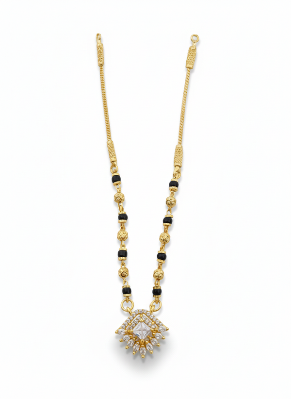 Aanya 18K Gold-Plated Mangalsutra | Artisanal Handmade Jewellery - Artisanal Jewellery