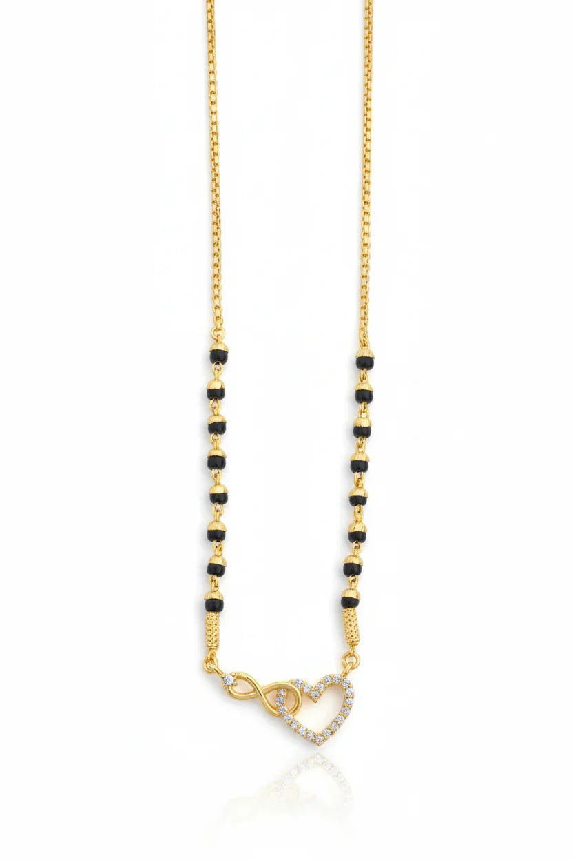 Eternal Love 18K Gold-Plated Mangalsutra | Artisanal Handmade Jewellery - Artisanal Jewellery