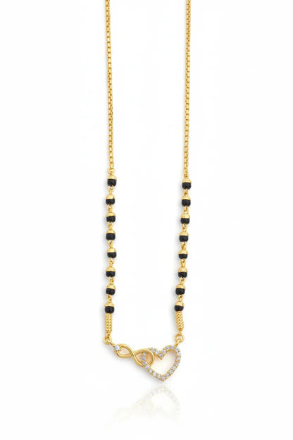 Eternal Love 18K Gold-Plated Mangalsutra | Artisanal Handmade Jewellery - Artisanal Jewellery