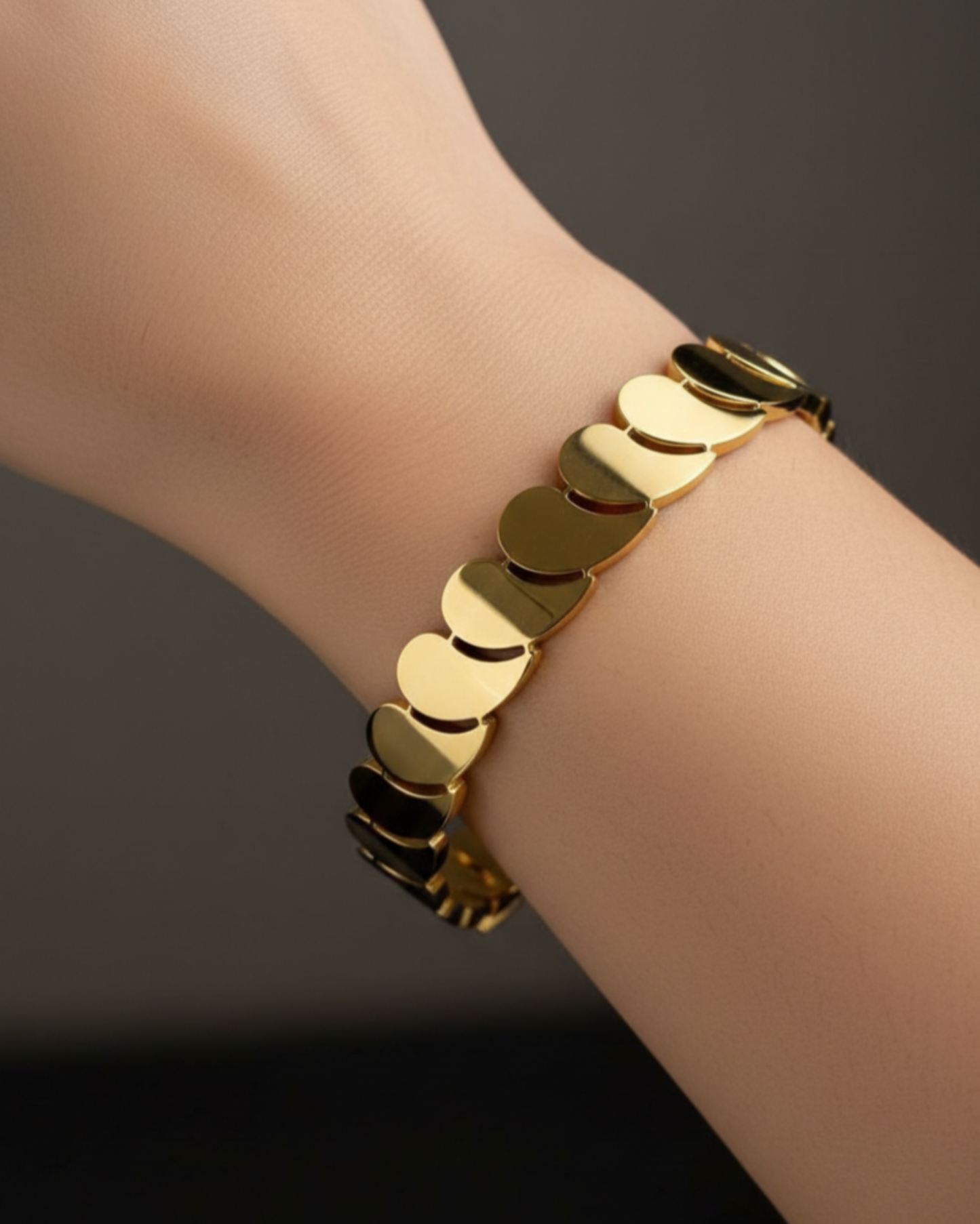 Raha 18K Gold Plated Bracelet Kada | Artisanal Handmade Jewellery