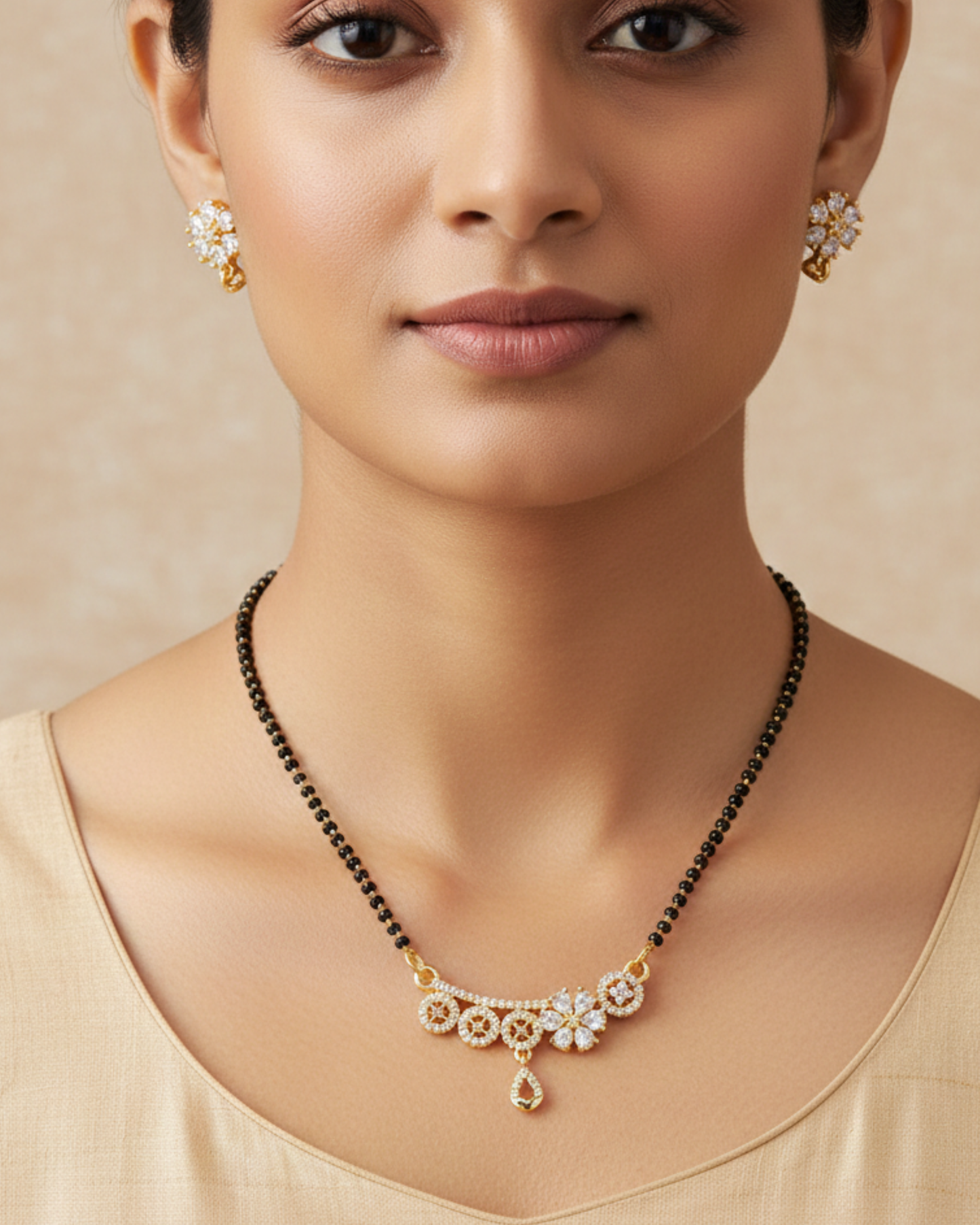 Parshvi 18K Gold-Plated Mangalsutra | Artisanal Handmade Jewellery