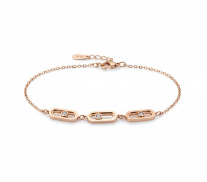 Trohi Rosegold Plated Bracelet | Artisanal Handmade Jewellery - Artisanal Jewellery