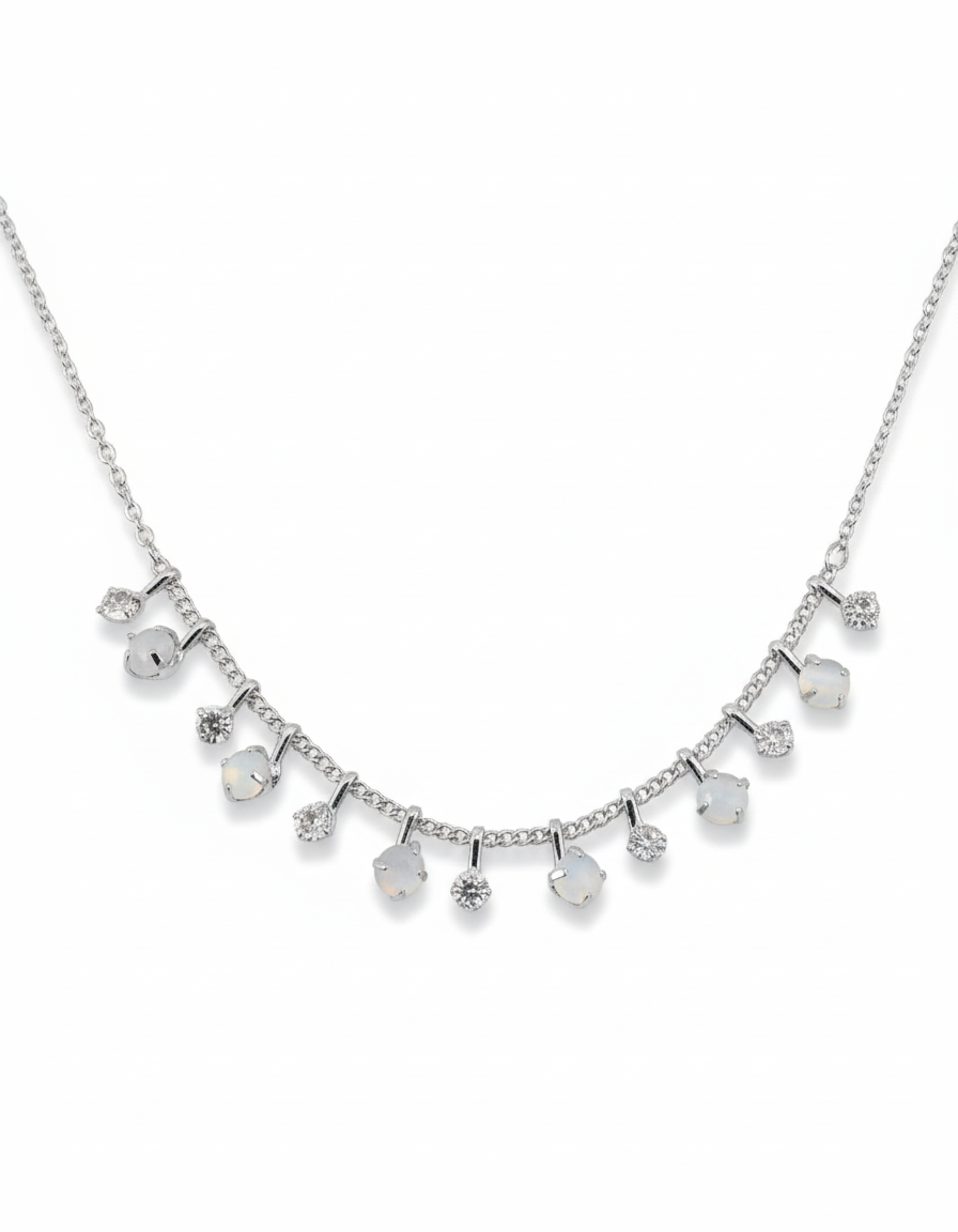 Fine Silver Plated Necklace – Elegant Women’s Jewelry