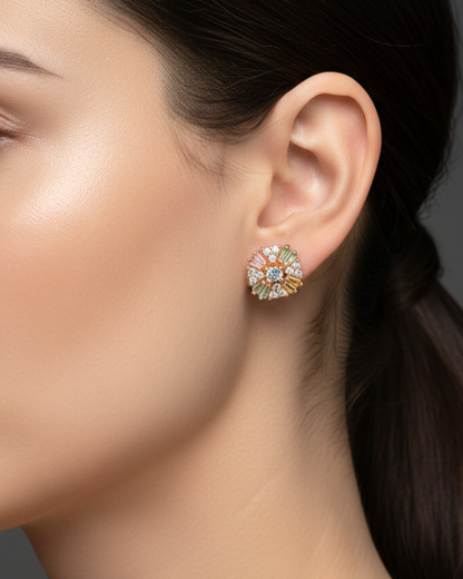 Clara Rose Gold-Plated Earrings | Artisanal Handmade Jewellery