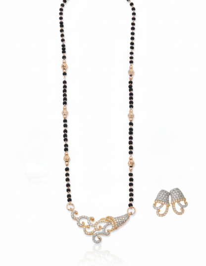 Regent Rose Gold Mangalsutra | Artisanal Handmade Jewellery