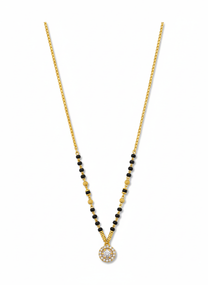 Orbit Line 18K Gold-Plated Mangalsutra | Artisanal Handmade Jewellery