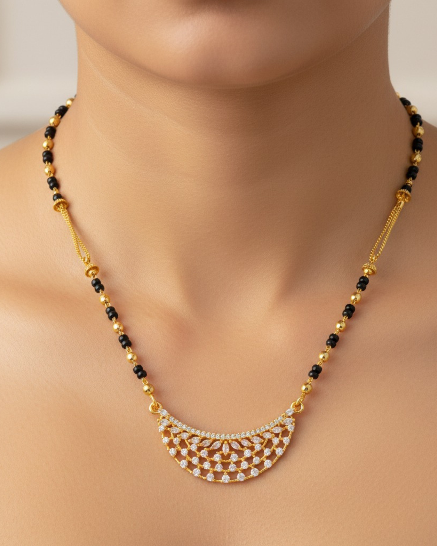 Suhana 18K Gold-Plated Mangalsutra | Artisanal Handmade Jewellery