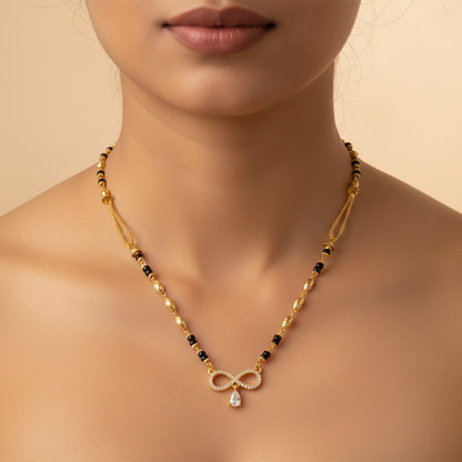 Emily 18K Gold-Plated Mangalsutra | Artisanal Handmade Jewellery