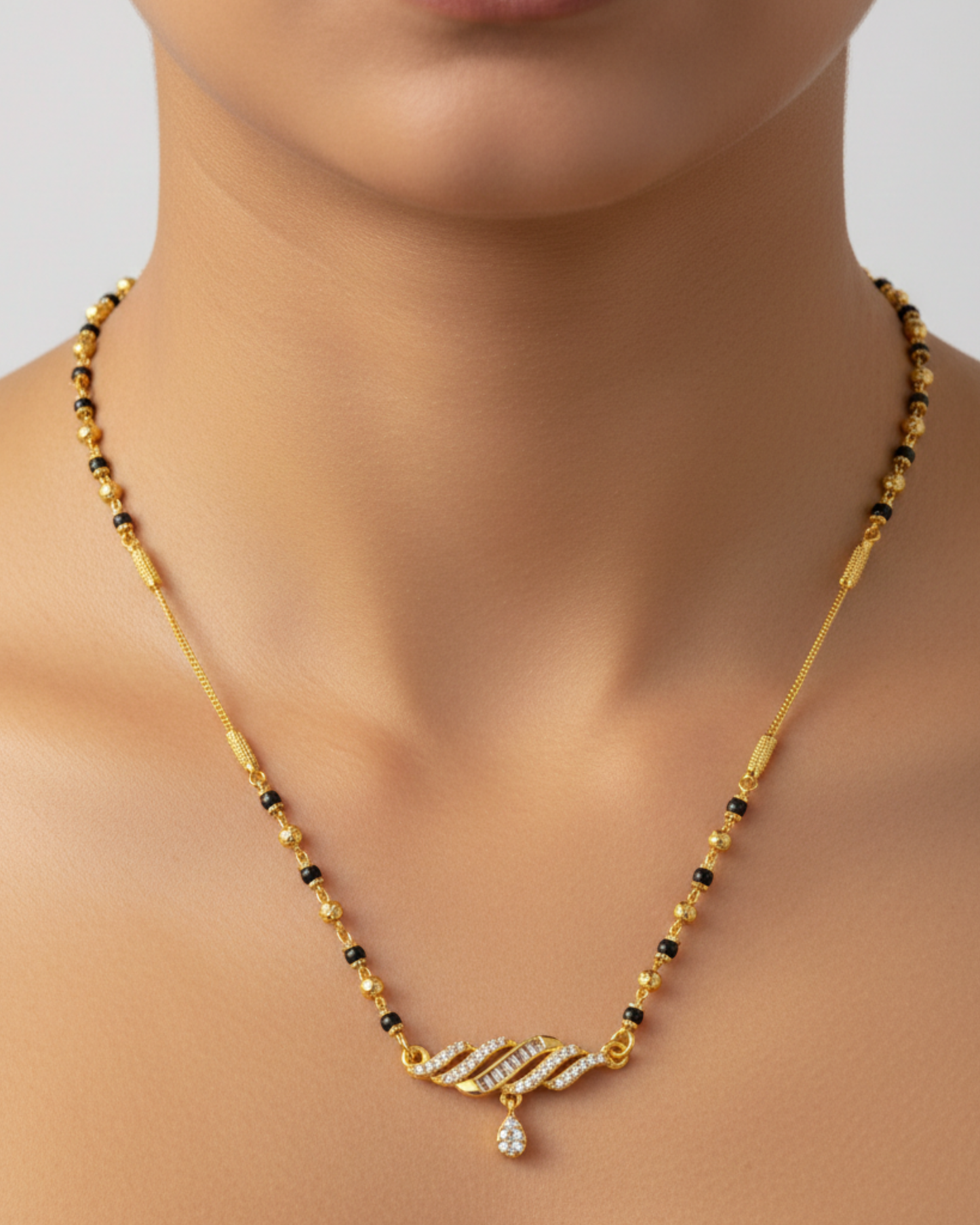Rihanna 18K Gold-Plated Mangalsutra | Artisanal Handmade Jewellery